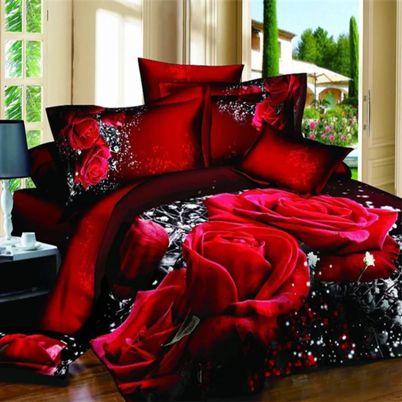Bedding Set 3D Flowers Printed Polyester Duvet Cover Bedsheet with Pillow Sham Comforter Bedding Sets bed cover set bt21
Bedding Set 3D Flowers Printed Polyester Duvet Cover Bedsheet with Pillow Sham Comforter Bedding Sets bed cover set bt21