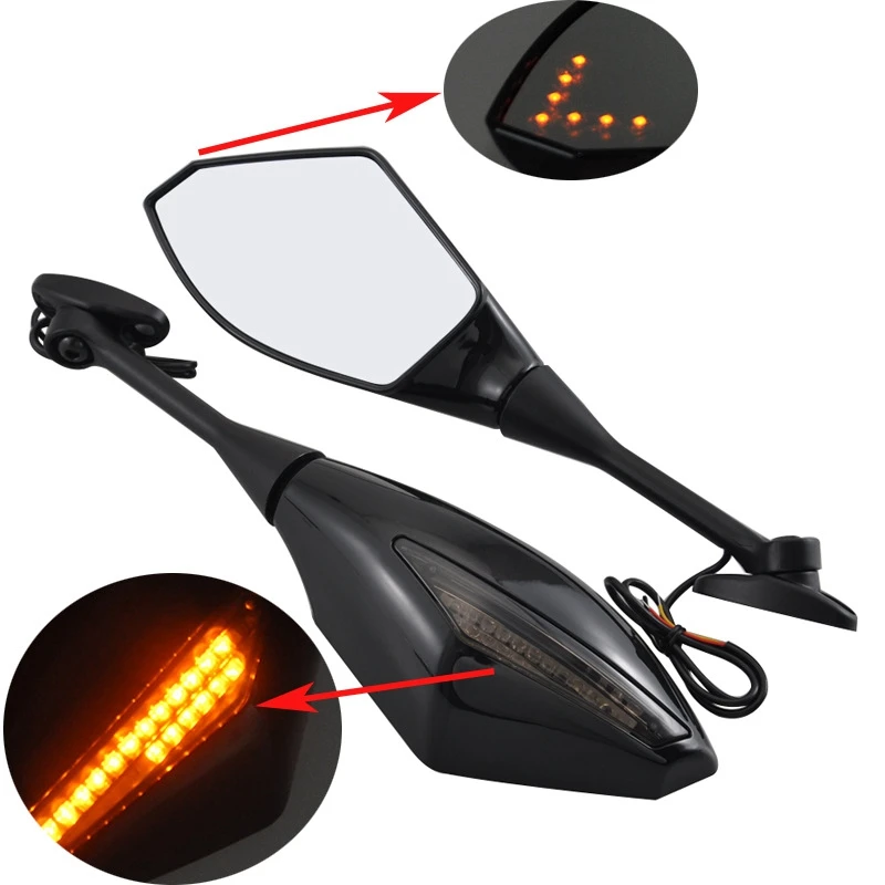 Motorcycle Side View Mirror with Turn Signal Is Suitable for Sports Bike Honda CBR600RR 2003-2011 CBR1000RR 2004-2007
Motorcycle Side View Mirror with Turn Signal Is Suitable for Sports Bike Honda CBR600RR 2003-2011 CBR1000RR 2004-2007