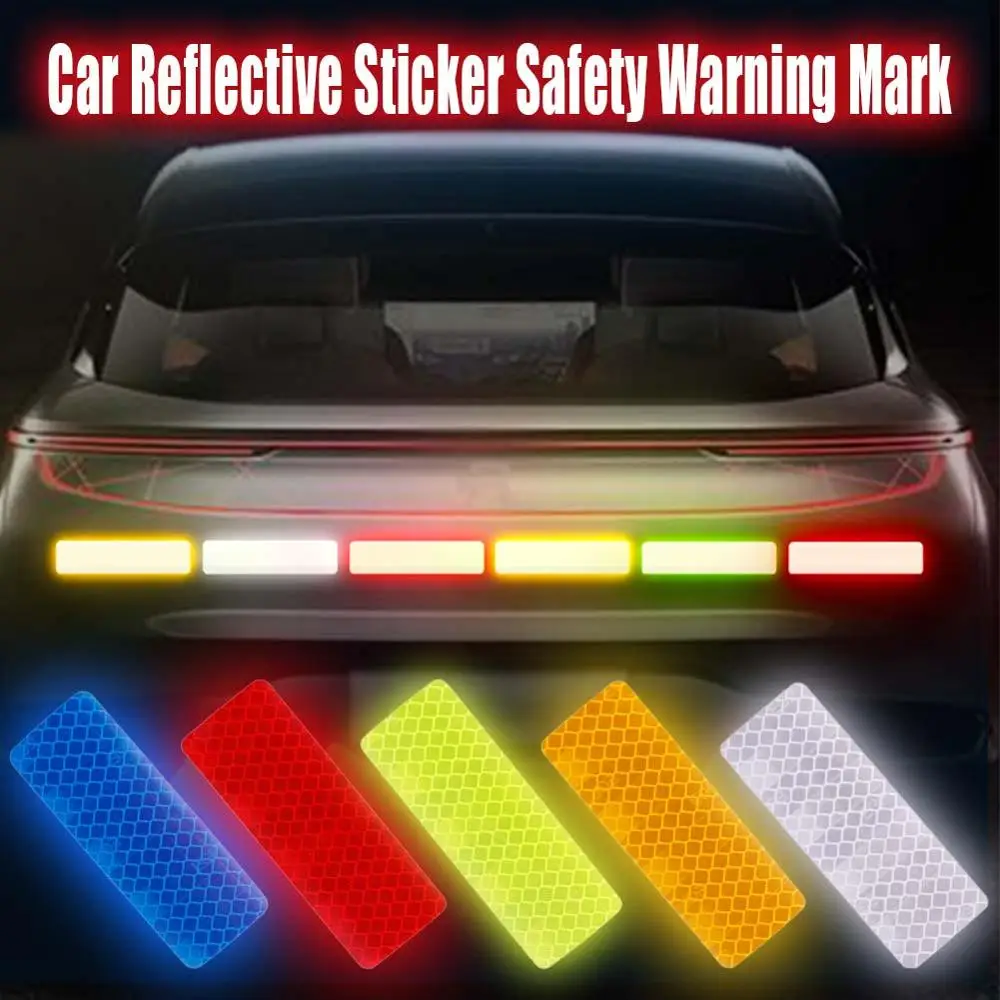 2/4Pcs Car Reflective Sticker Traffic Safety Warning Mark Reflective Strip Tape Luminous Car-styling Bumper Decals Auto Decor
2/4Pcs Car Reflective Sticker Traffic Safety Warning Mark Reflective Strip Tape Luminous Car-styling Bumper Decals Auto Decor