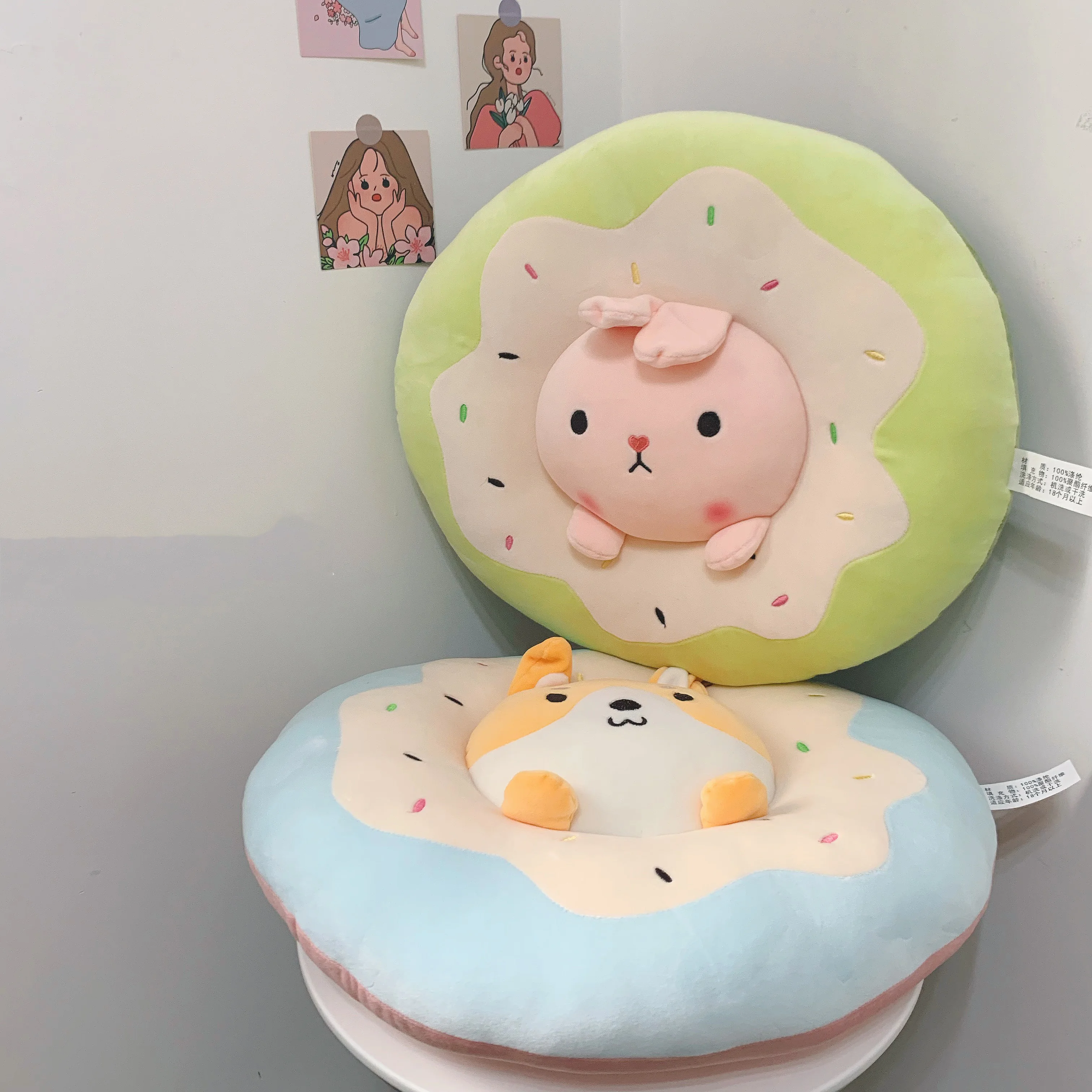 40 cm Soft Pillow Hаволочки декоративные Instagram Cute Donut Pig Plush TTy Round Cushion Doll Seat Children Gift Home Decor
40 cm Soft Pillow Hаволочки декоративные Instagram Cute Donut Pig Plush TTy Round Cushion Doll Seat Children Gift Home Decor