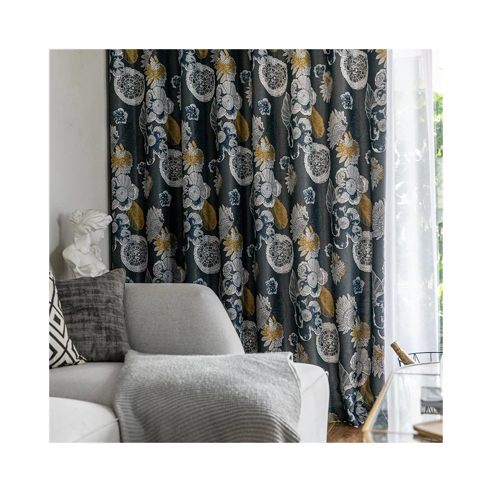 Modern and Simple New Single-sided Light Printed Fabric Curtains for Living Room and Bedroom Curtains
Modern and Simple New Single-sided Light Printed Fabric Curtains for Living Room and Bedroom Curtains