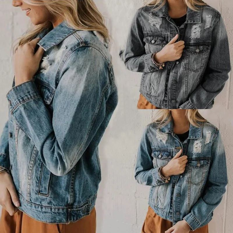 Autumn Winter Women Basic Coat Denim Jacket Casual Loose Fit Women Denim Jacket Women Denim Coat Lady
Autumn Winter Women Basic Coat Denim Jacket Casual Loose Fit Women Denim Jacket Women Denim Coat Lady