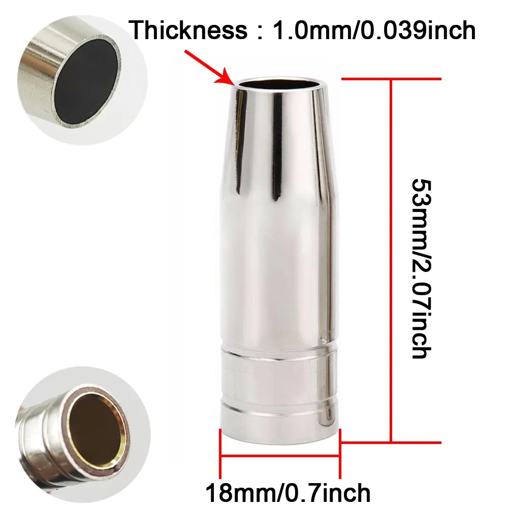 FREE POST Welding 0.8MM 15AK 24pcs Cups Electrode For Binzel M6 Mig Nozzle Pipe Tips Tools Durable Top-quality
FREE POST Welding 0.8MM 15AK 24pcs Cups Electrode For Binzel M6 Mig Nozzle Pipe Tips Tools Durable Top-quality