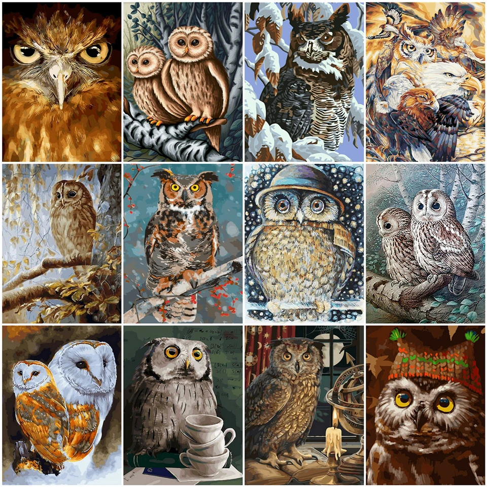 AZQSD Adult DIY Paint By Numbers On Canvas Animal Unique Gift Oil Painting By Numbers Owl Unframe Decor For Home Abstract Art
AZQSD Adult DIY Paint By Numbers On Canvas Animal Unique Gift Oil Painting By Numbers Owl Unframe Decor For Home Abstract Art