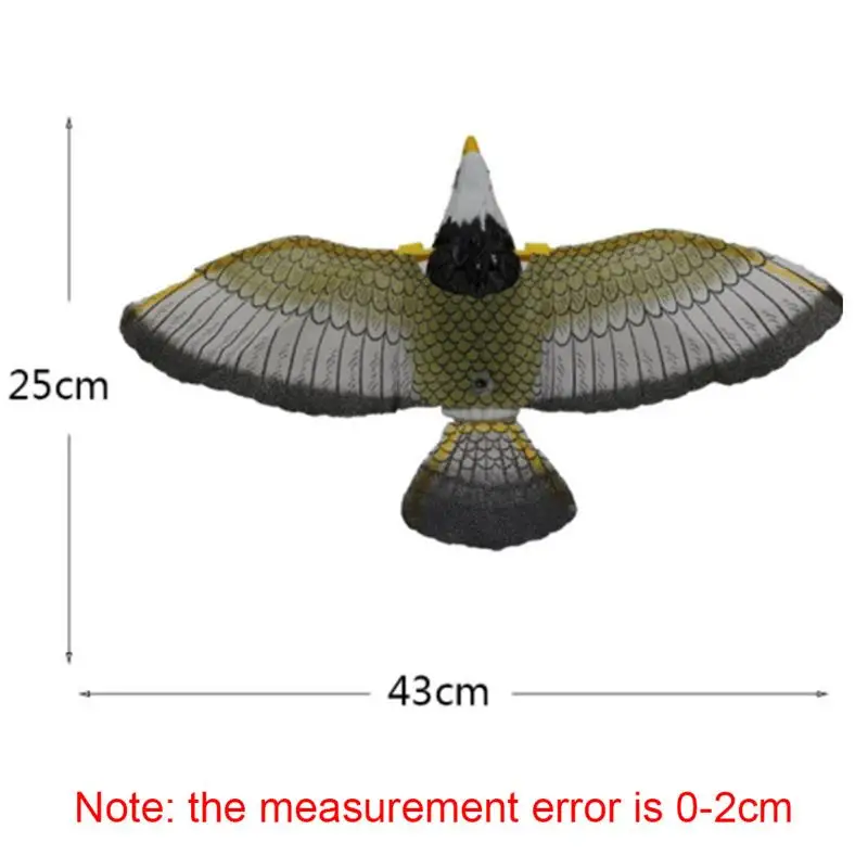 Luminous Bird With Music Repellent Hanging Eagle Flying Bird Scarer Garden Decoration Portable Flying Bird Garden Decoration 
Luminous Bird With Music Repellent Hanging Eagle Flying Bird Scarer Garden Decoration Portable Flying Bird Garden Decoration