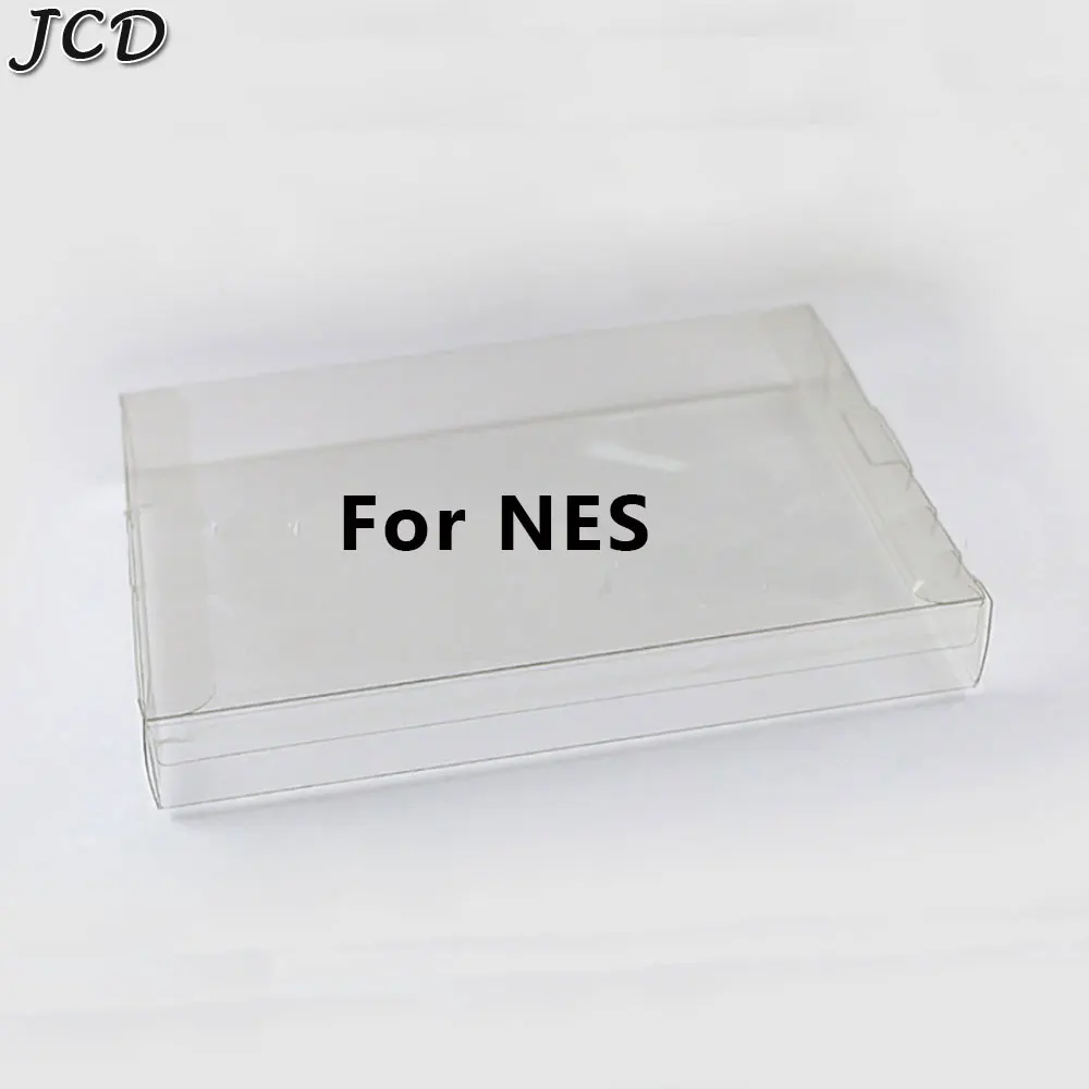 JCD plastic PET for NES Protector Case for game boxes Clear transparent for 8-bit for NES Game Box CIB games 
JCD plastic PET for NES Protector Case for game boxes Clear transparent for 8-bit for NES Game Box CIB games