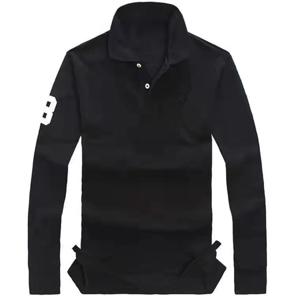 High Quality Cotton Big Horse Tops Horse Shirts Long Sleeve Turn-down Collar Polo Men's Homme Summer Embroidery Polo Shirts
High Quality Cotton Big Horse Tops Horse Shirts Long Sleeve Turn-down Collar Polo Men's Homme Summer Embroidery Polo Shirts