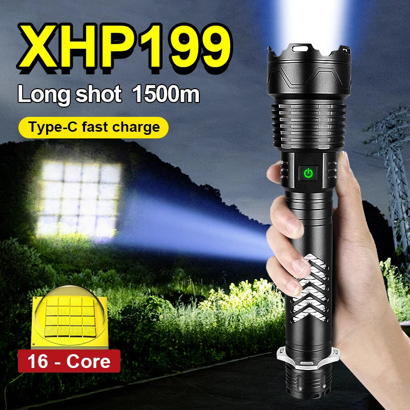 Новая улучшенная XHP199 светодиодная вспышка 18650 перезаряжаемая вспышка высокомощная тактическая вспышка XHP90 XHP70.2 USB светильник фонарь
Новая улучшенная XHP199 светодиодная вспышка 18650 перезаряжаемая вспышка высокомощная тактическая вспышка XHP90 XHP70.2 USB светильник фонарь