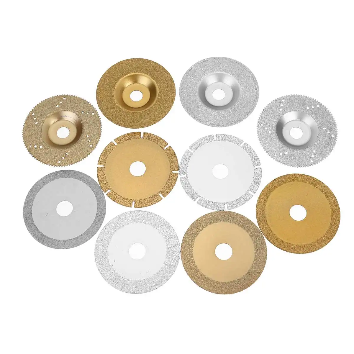 100mm Diamond Coated Flat Lap Wheel Jewelry Polish Grinding Wheel Saw Circular Cut Disc