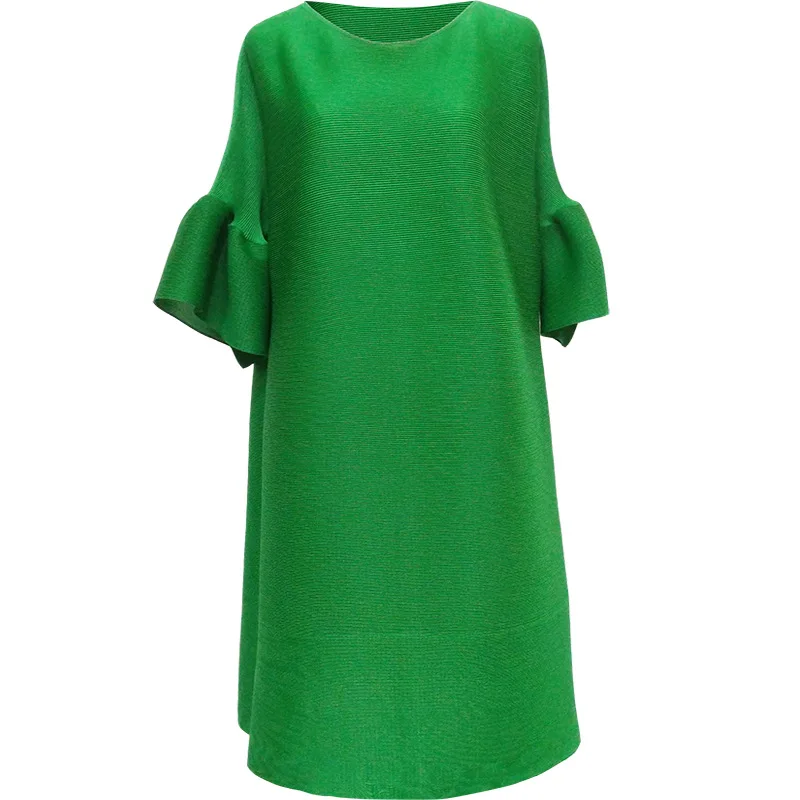 SuperAen Solid Simple Retro Loose O Neck Butterfly Sleeve Medium Length Dresses for Women
SuperAen Solid Simple Retro Loose O Neck Butterfly Sleeve Medium Length Dresses for Women