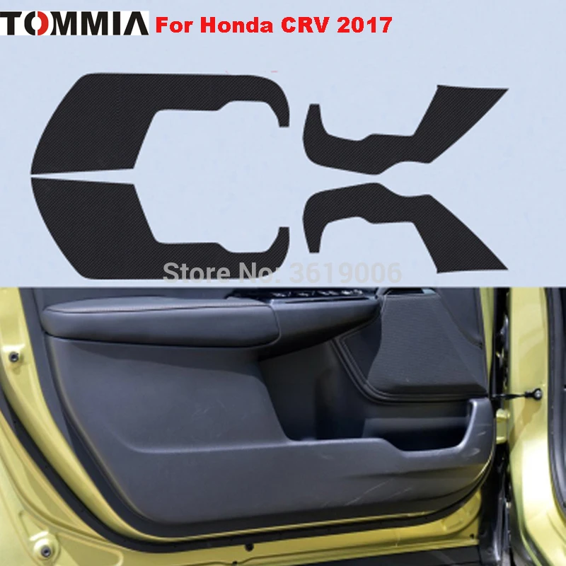 TOMMIA For Honda CRV 2017 Car Inside Door Cover Scratch Protection Anti Kick Pads Carbon Fiber Stickers 4pcs
TOMMIA For Honda CRV 2017 Car Inside Door Cover Scratch Protection Anti Kick Pads Carbon Fiber Stickers 4pcs