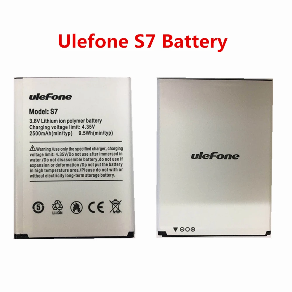 Mobile Phone Ulefone S7 Battery 2500mAh 5.0inch MTK6580 Original Mobile Accessories
Mobile Phone Ulefone S7 Battery 2500mAh 5.0inch MTK6580 Original Mobile Accessories