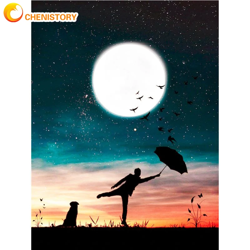 CHENISTORY Oil Painting By Numbers Landscape DIY With Frame Canvas For Adults Kits Drawing Picture Coloring By Number Decoration
CHENISTORY Oil Painting By Numbers Landscape DIY With Frame Canvas For Adults Kits Drawing Picture Coloring By Number Decoration