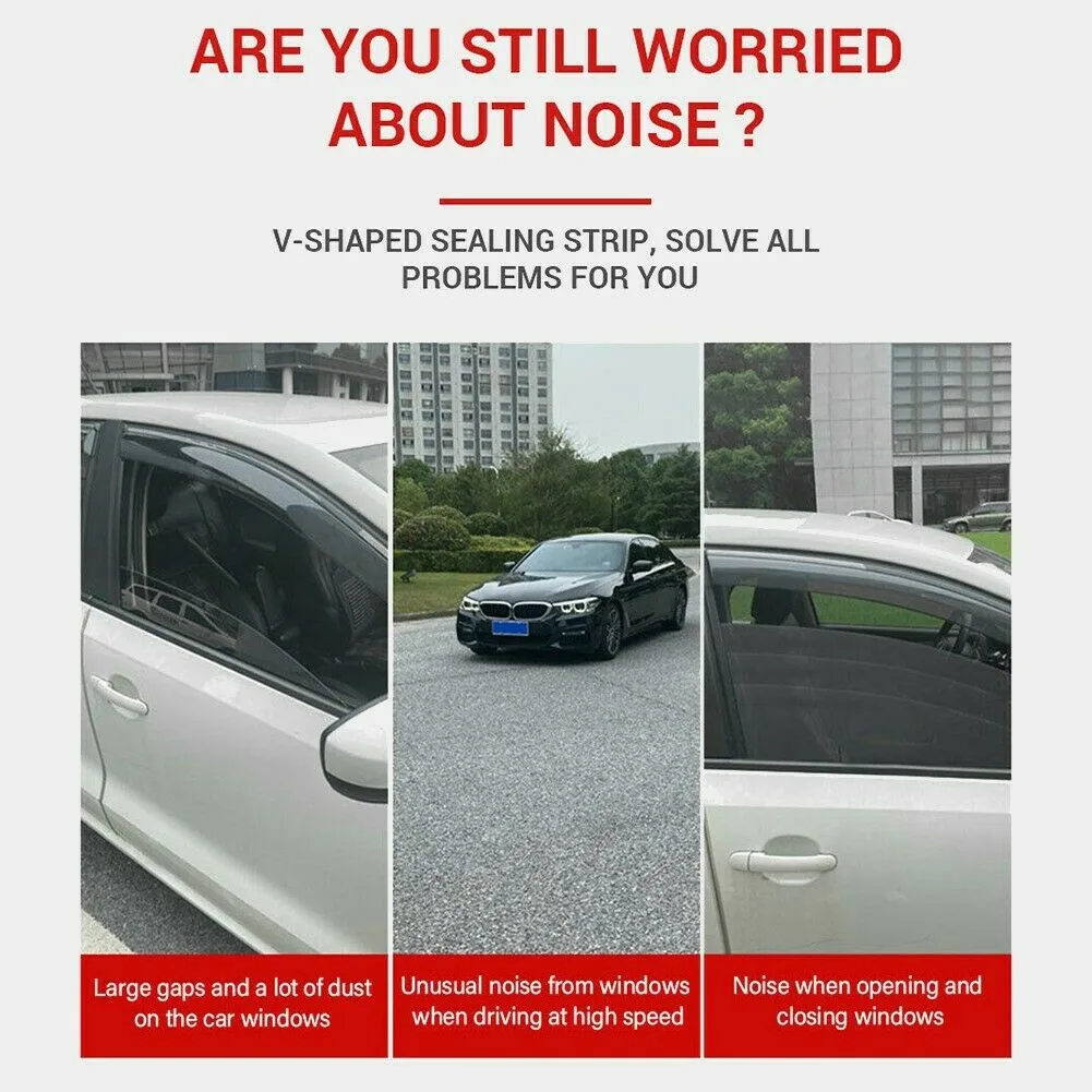 2meters 2M Sealed Strips Black Trim V Shape Weatherstrip 4 Window Moulding Rubber
2meters 2M Sealed Strips Black Trim V Shape Weatherstrip 4 Window Moulding Rubber