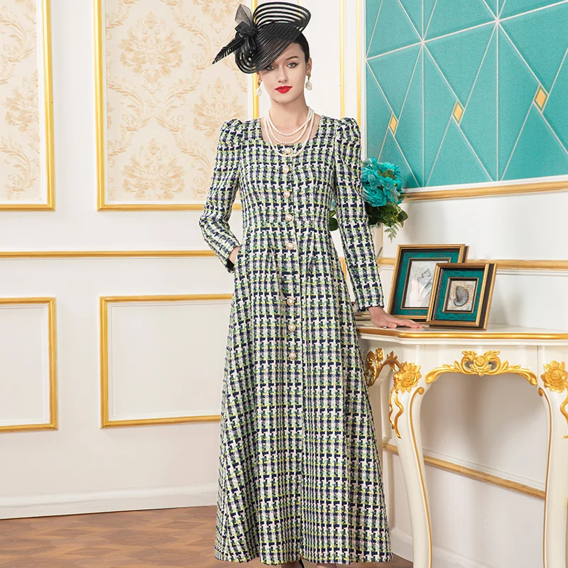 2021 Winter Trench Coat for Women Wool & Blends Plaid Luxury Women Outwear Tweed Jacket DZ1376
2021 Winter Trench Coat for Women Wool & Blends Plaid Luxury Women Outwear Tweed Jacket DZ1376