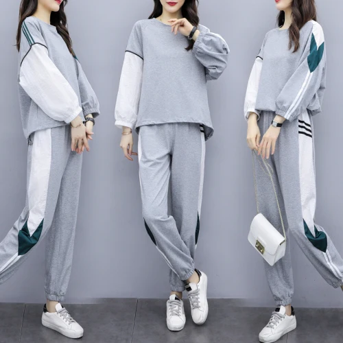 Women 2 Piece Set Top And Pants Casual Tracksuit Ensemble Femme Survetement Two Piece Outfits Tracksuits Conjunto Feminino
Women 2 Piece Set Top And Pants Casual Tracksuit Ensemble Femme Survetement Two Piece Outfits Tracksuits Conjunto Feminino