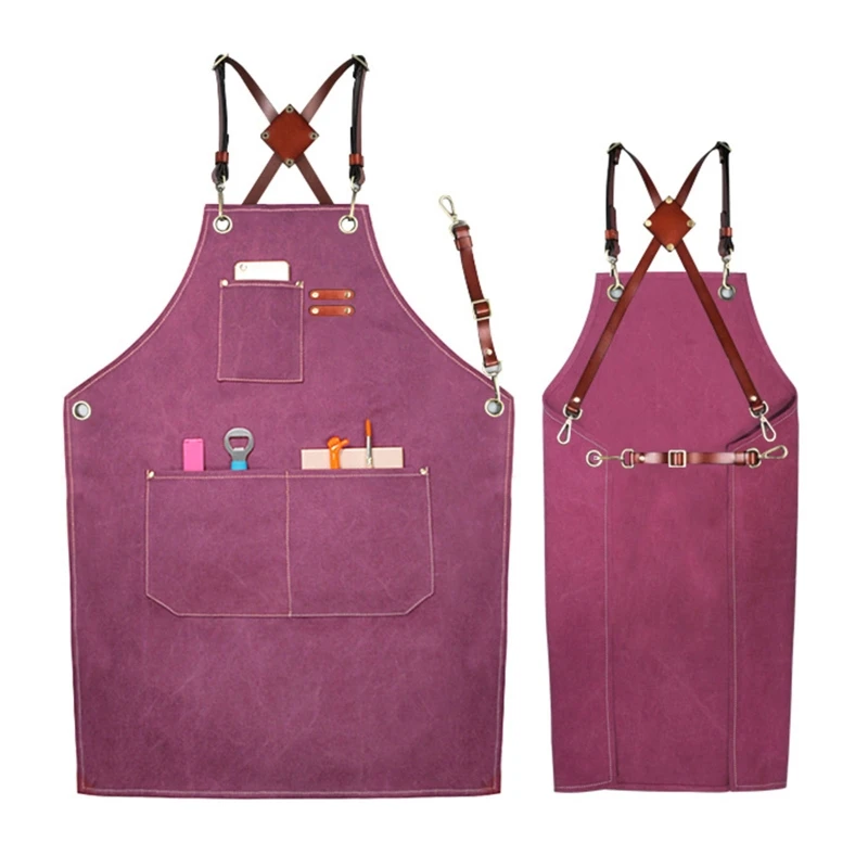 Utility Work Apron Canvas Apron Workshop Tool Apron with Adjustable Straps for B U2JC
Utility Work Apron Canvas Apron Workshop Tool Apron with Adjustable Straps for B U2JC