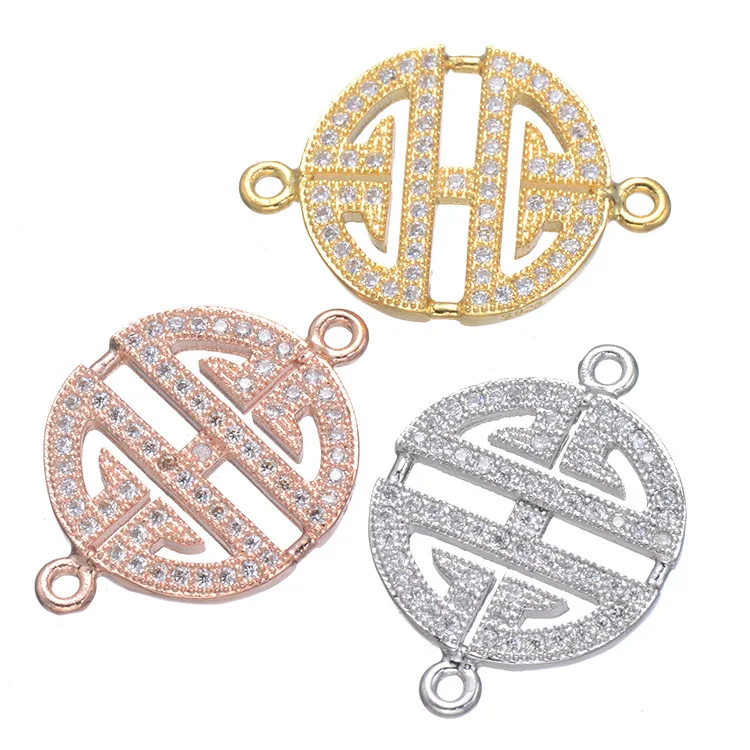 Micro inlaid zircon connector window decoration Bracelet accessories DIY copper jewelry
Micro inlaid zircon connector window decoration Bracelet accessories DIY copper jewelry