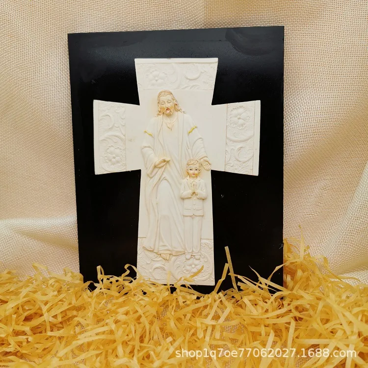 Catholic Jesus teaches boys and girls baptism creative hanging boards resin crafts wall decor home decor desktop ornaments
Catholic Jesus teaches boys and girls baptism creative hanging boards resin crafts wall decor home decor desktop ornaments
