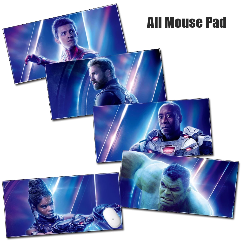 Большой игровой компьютерный коврик для мыши, «мстители» 
Большой игровой компьютерный коврик для мыши, «мстители»
