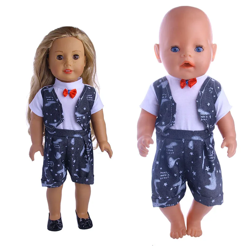 Doll Clothes Handsome suit Wear fit Doll For 18 inch, Children best Birthday Gift
Doll Clothes Handsome suit Wear fit Doll For 18 inch, Children best Birthday Gift