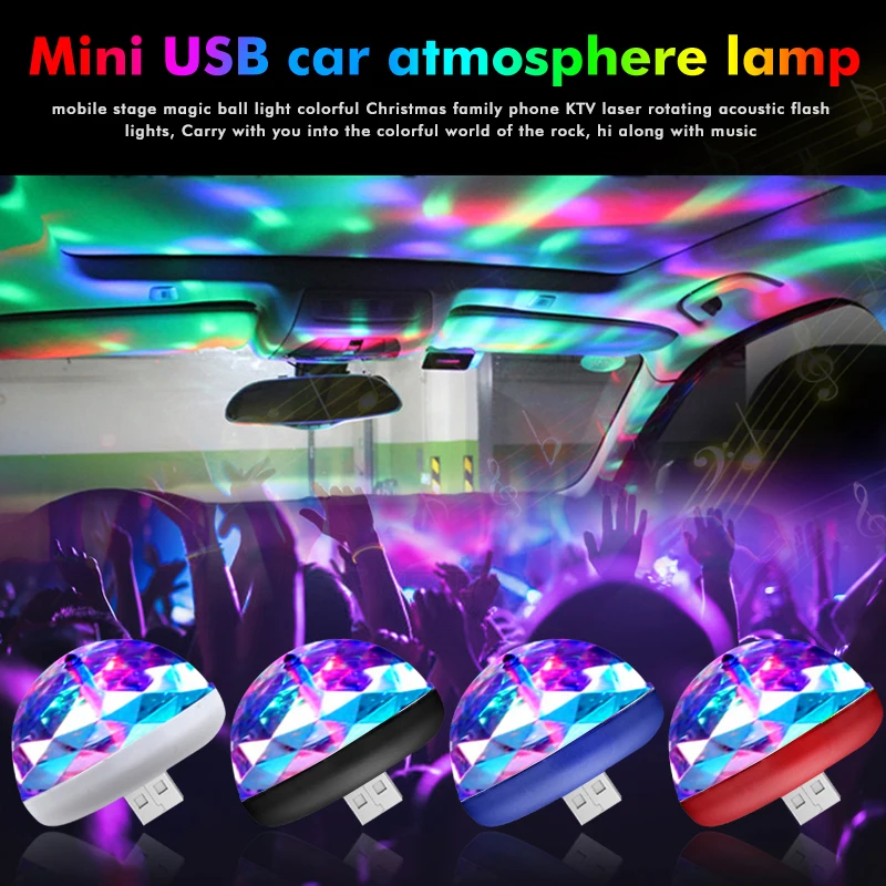 USB Mini LED RGB Light Car Interior Decorative Lights LED KTV Xmas Home Decor For Car Music Sound Disco Interior Decoration Toy
USB Mini LED RGB Light Car Interior Decorative Lights LED KTV Xmas Home Decor For Car Music Sound Disco Interior Decoration Toy