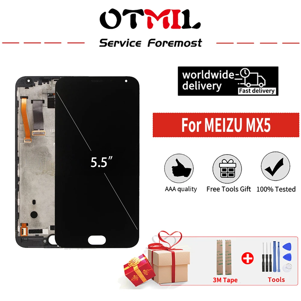 Оригинальный ЖК-дисплей 5,5 "для MEIZU MX5, сенсорный экран, дигитайзер с рамкой для Meizu MX5 M575M M575U M575H, сменный ЖК-экран
Оригинальный ЖК-дисплей 5,5 "для MEIZU MX5, сенсорный экран, дигитайзер с рамкой для Meizu MX5 M575M M575U M575H, сменный ЖК-экран
