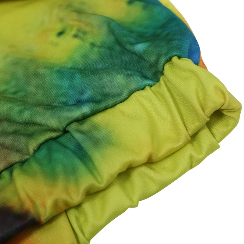 Tie Dye Print 2 Piece Set Women Tracksuit Scarf Collar Sleeveless Crop Top Shorts Suit
Tie Dye Print 2 Piece Set Women Tracksuit Scarf Collar Sleeveless Crop Top Shorts Suit