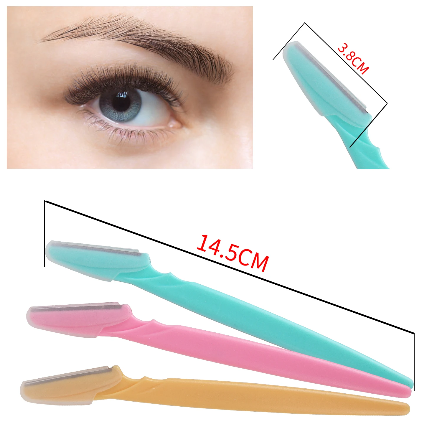 6pc/set Eyebrow Trimmer Hair Remover Facial Razor Blades Shaver Sharp Portable Set Makeup Tool Kit Beauty Tools
6pc/set Eyebrow Trimmer Hair Remover Facial Razor Blades Shaver Sharp Portable Set Makeup Tool Kit Beauty Tools