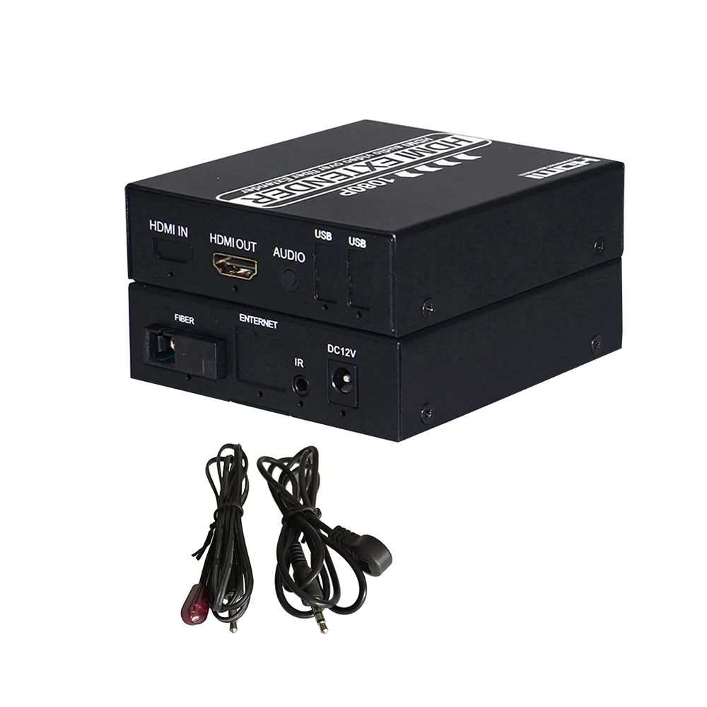 

HDMI Over Fiber Extender with IR Control SC Fiber HDMI and IR to fiber optic converter extender 1080p 1080i @60Hz