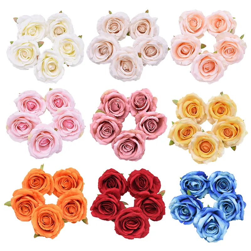 10cm Silk Rose Flower Head Artificial Flowers for Home Wedding Decoration Bridal Wreath Bouquet Accessories Wedding Floral Decor
10cm Silk Rose Flower Head Artificial Flowers for Home Wedding Decoration Bridal Wreath Bouquet Accessories Wedding Floral Decor