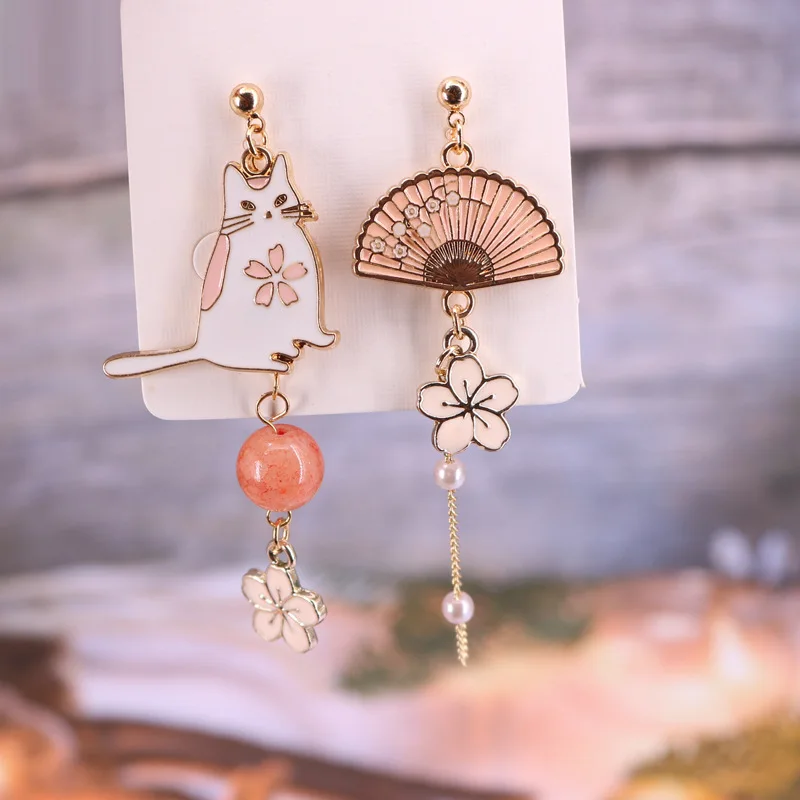 2020 Wholesale Earrings Japan and South Korea Sweet Girly Asymmetric Fan Earrings Girl Flower Tassel Earring Earrings
2020 Wholesale Earrings Japan and South Korea Sweet Girly Asymmetric Fan Earrings Girl Flower Tassel Earring Earrings