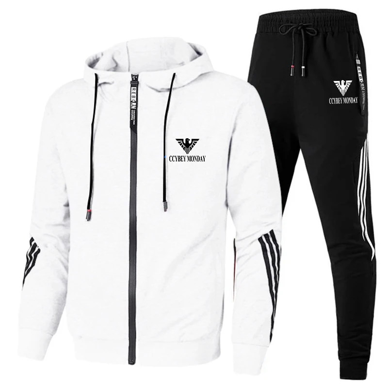 2021 Autumn and Winter New Male Hooded Zipper Warm Shirt Hip-hop Sweatshirt Fashion Casual Male Sports Jumpsuit Suit
2021 Autumn and Winter New Male Hooded Zipper Warm Shirt Hip-hop Sweatshirt Fashion Casual Male Sports Jumpsuit Suit