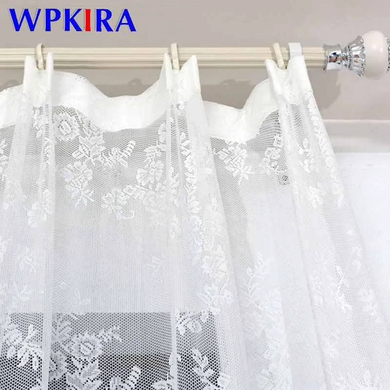 Корейская пасторальная волнистая кружевная вуаль занавеска на окно сетка от