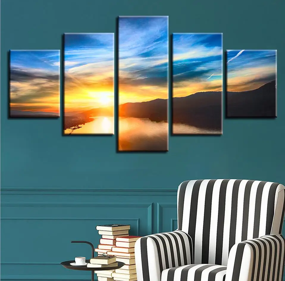 HD Print Frame Canvas Home Decoration Wall Artwork Cuadros Modern 5 Piece Landscape Pictures Living Room Modular Painting Poster
HD Print Frame Canvas Home Decoration Wall Artwork Cuadros Modern 5 Piece Landscape Pictures Living Room Modular Painting Poster