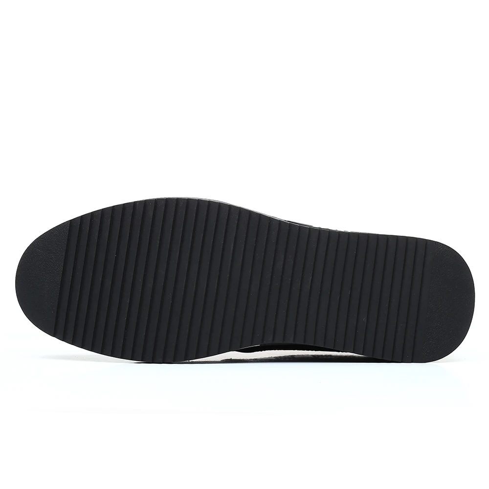 Men genuine leather shoes High Quality Elastic band Fashion design Solid Tenacity Comfortable Men's shoes big sizes EU38-48 
Men genuine leather shoes High Quality Elastic band Fashion design Solid Tenacity Comfortable Men's shoes big sizes EU38-48