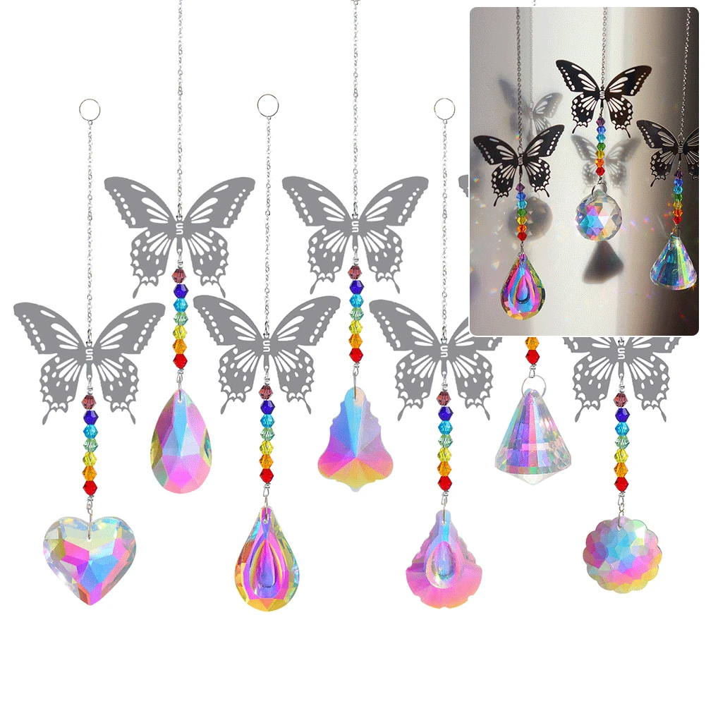 Crystal Wind Chimes Amber Star Moon Sun Pendants Dream Catcher Rainbow Maker Hanging Ornament Jewellery for Outdoor Garden Decor
Crystal Wind Chimes Amber Star Moon Sun Pendants Dream Catcher Rainbow Maker Hanging Ornament Jewellery for Outdoor Garden Decor