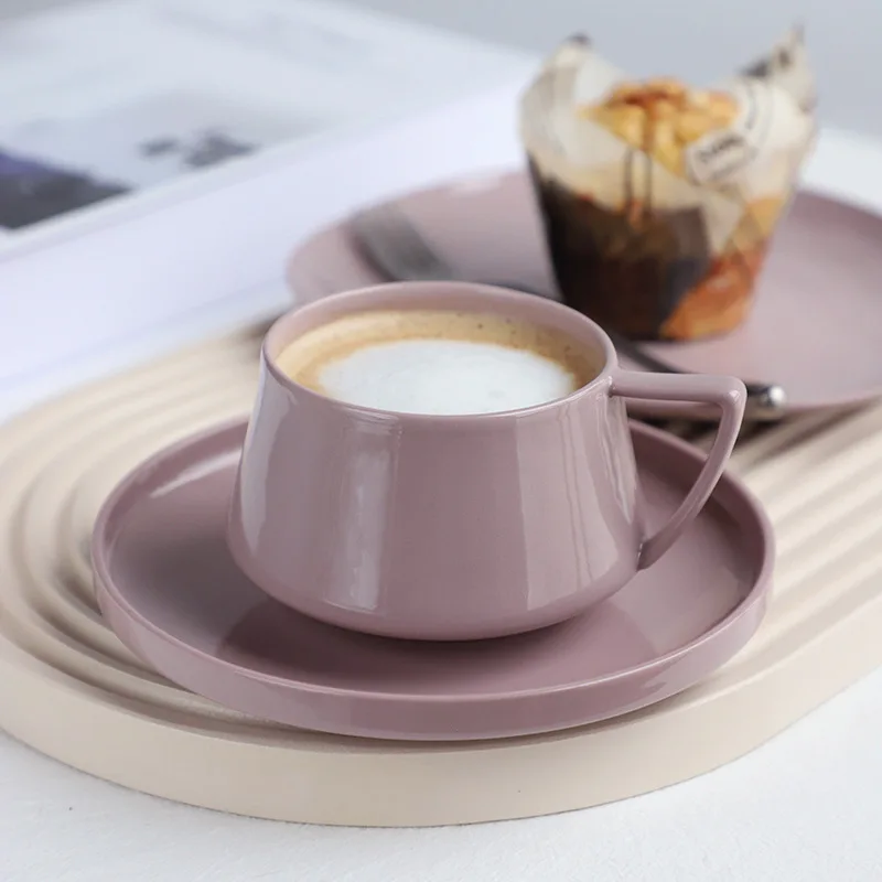 250ml High-End Handmade Ceramic Mug Exquisite Simple Office Coffee Cup And Saucer Afternoon Tea Snack Set Creative Couple Gift
250ml High-End Handmade Ceramic Mug Exquisite Simple Office Coffee Cup And Saucer Afternoon Tea Snack Set Creative Couple Gift