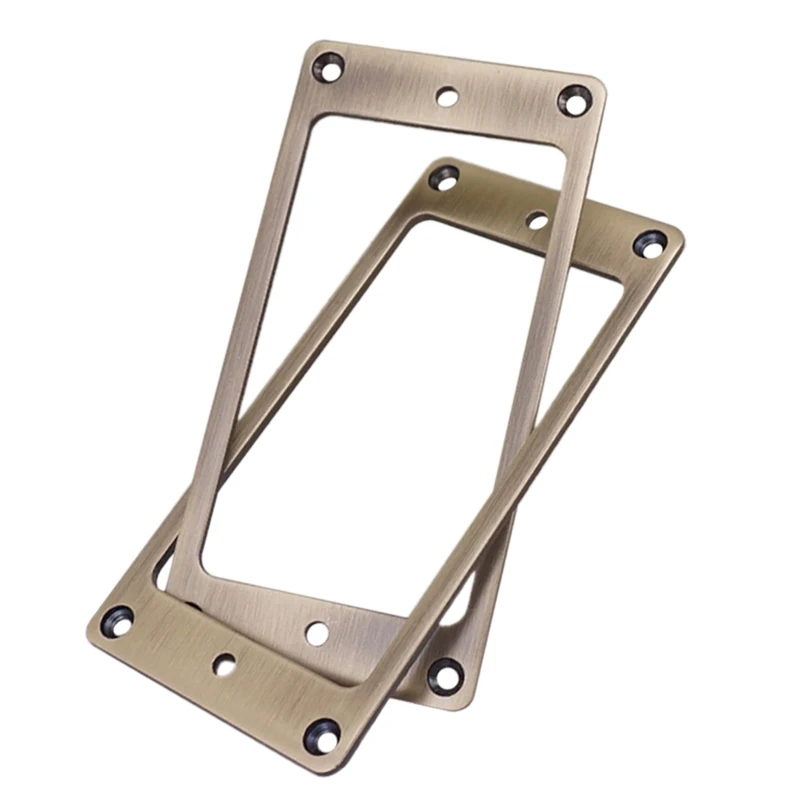 2Pcs Humbucker Pickup Frame, Mounting Ring Cover Frame for Electric Guitar, Brass Metal
2Pcs Humbucker Pickup Frame, Mounting Ring Cover Frame for Electric Guitar, Brass Metal