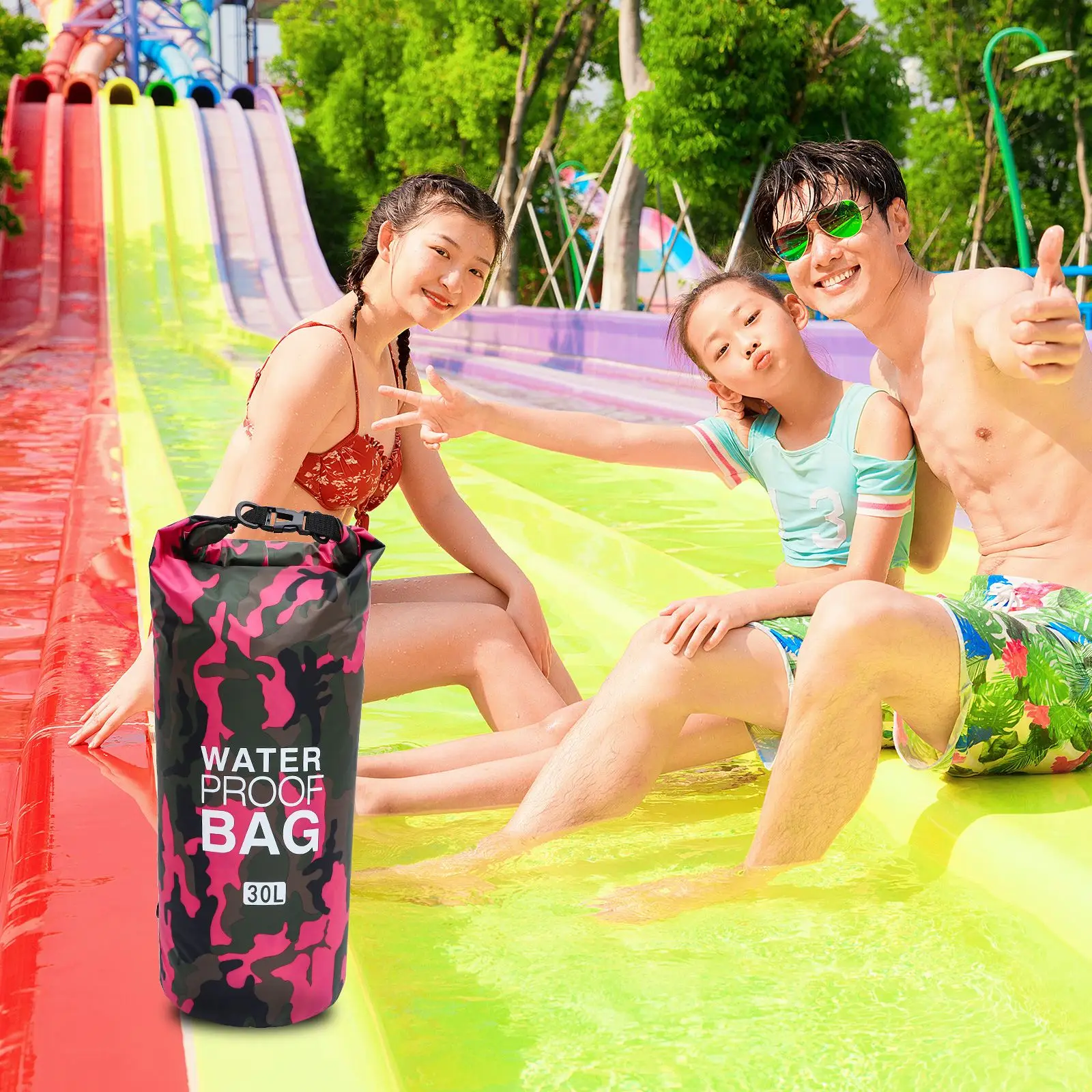 1pc Waterproof Bag Dry Storage Bag Water Floating Bag Swimming Waterproof Bag (30L)
1pc Waterproof Bag Dry Storage Bag Water Floating Bag Swimming Waterproof Bag (30L)