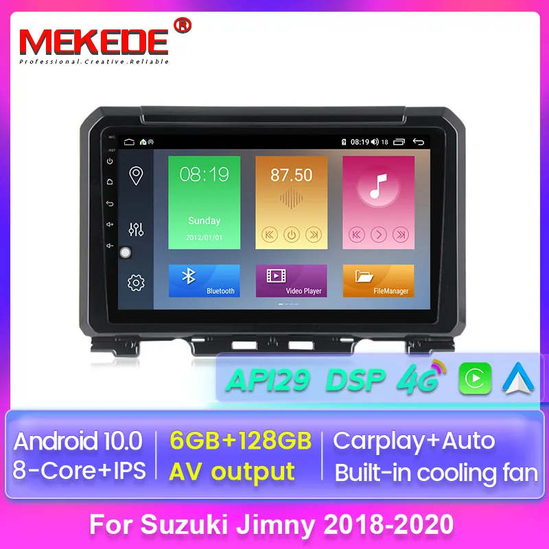 Автомагнитола 8 ядер, 6 + 128 ГБ, 4G Lte, Android 10 для Suzuki Jimny 2018 2019 2020, Автомобильный мультимедийный видеоплеер, Wi-Fi, BT, Carplay, DSP, RDS
Автомагнитола 8 ядер, 6 + 128 ГБ, 4G Lte, Android 10 для Suzuki Jimny 2018 2019 2020, Автомобильный мультимедийный видеоплеер, Wi-Fi, BT, Carplay, DSP, RDS