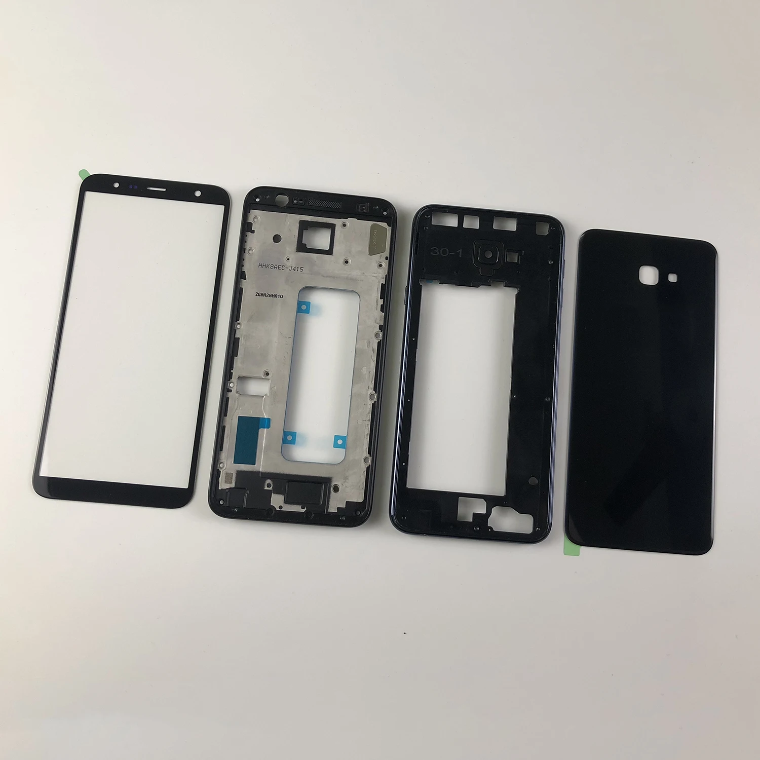 Для Samsung Galaxy J4 + 2018 plus J415 J415F ЖК Сенсорная панель полный корпус Передняя средняя