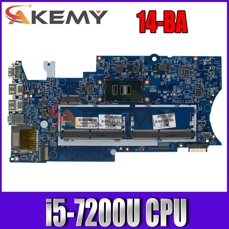 Для струйного принтера HP Pavilion x360 14-BA Материнская плата ноутбука DDR4 с i5-7200u Процессор 926714-601 16872-1 448.0C204.0011 100% тестирование Быстрая доставка
Для струйного принтера HP Pavilion x360 14-BA Материнская плата ноутбука DDR4 с i5-7200u Процессор 926714-601 16872-1 448.0C204.0011 100% тестирование Быстрая доставка