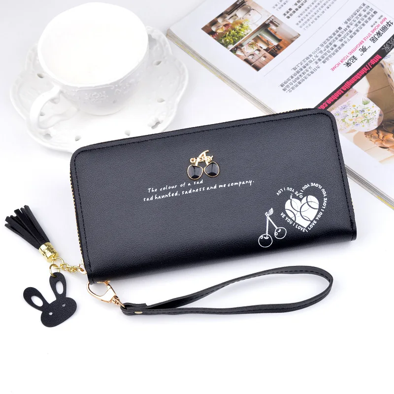 2020 Tassel Wallet Women Long Cute Purse PU Leather Tassel Women Wallets Zipper Female Purse Clutch Cartera Mujer
2020 Tassel Wallet Women Long Cute Purse PU Leather Tassel Women Wallets Zipper Female Purse Clutch Cartera Mujer