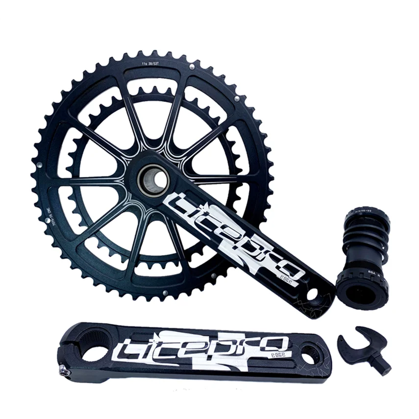 Litepro EDGEPRO Hollow Sprocket Wheel Double Disk 39 53T Integrated Chrysanthemum Double Chainring For For Road Folding Bike
Litepro EDGEPRO Hollow Sprocket Wheel Double Disk 39 53T Integrated Chrysanthemum Double Chainring For For Road Folding Bike