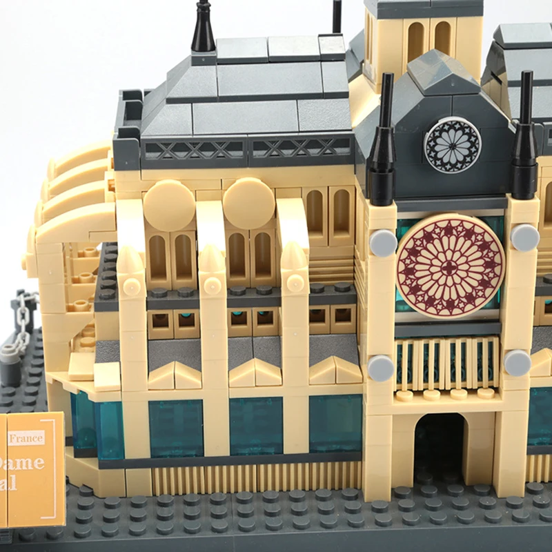 1380PCS Architecture Notre Dame Cathedral Building Blocks Model World Famous Architecture Compatible City Bricks Toys For Kids
1380PCS Architecture Notre Dame Cathedral Building Blocks Model World Famous Architecture Compatible City Bricks Toys For Kids