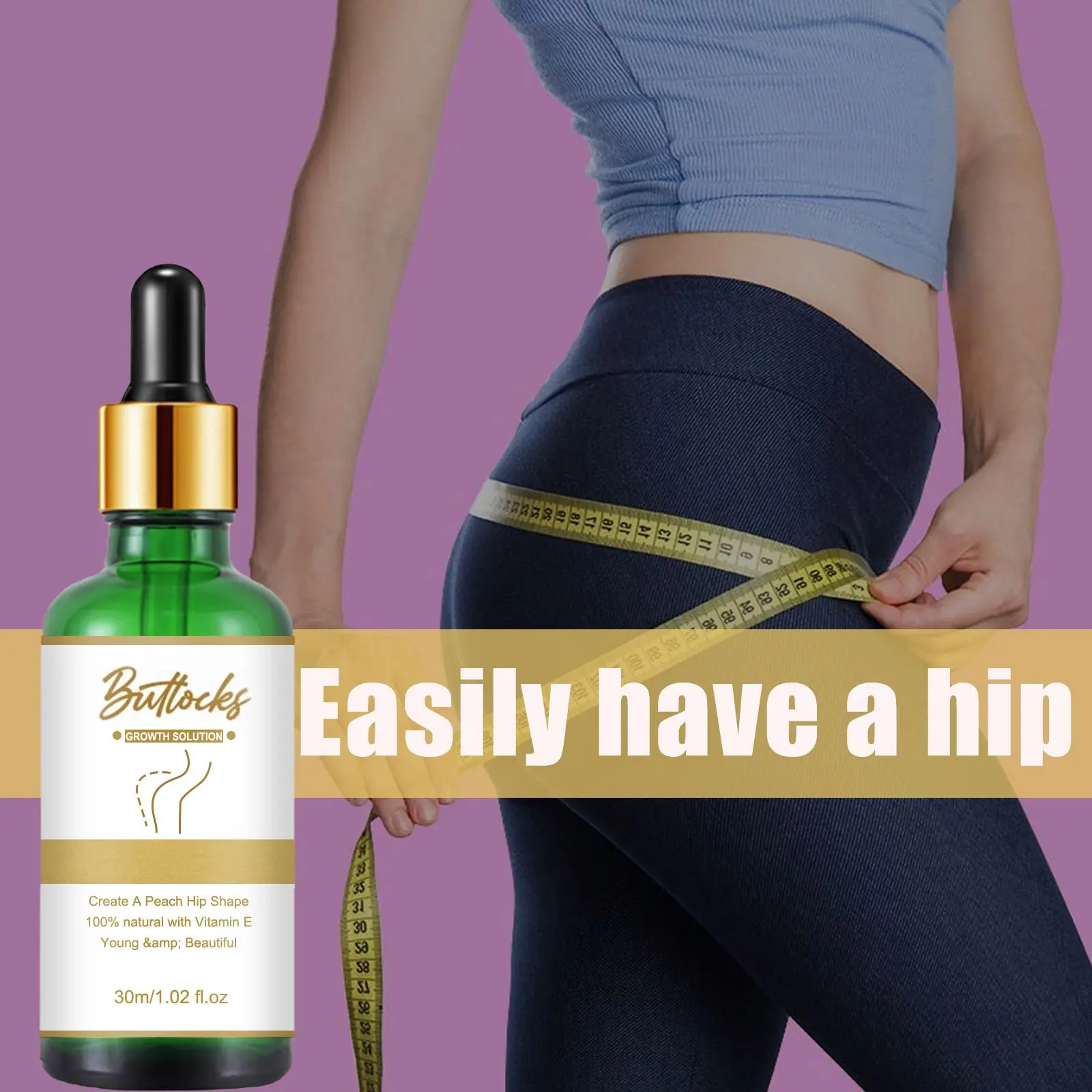 30ML Hot Remover Plump Buttocks for Women Make The Hips Fuller Buttocks Essential Oil Butt Firming Hip Lift Enhancement
30ML Hot Remover Plump Buttocks for Women Make The Hips Fuller Buttocks Essential Oil Butt Firming Hip Lift Enhancement
