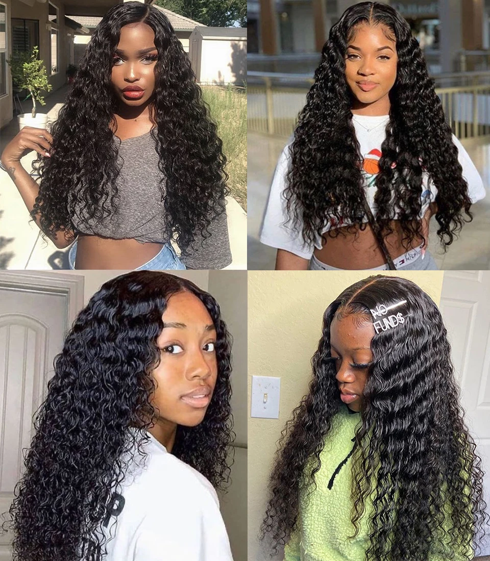 Water Wave Lace Front Wig 13x4 Lace Front Human Hair Wigs 180 Brazilian Deep Curly Human Hair Lace Frontal Wig Pre Plucked
Water Wave Lace Front Wig 13x4 Lace Front Human Hair Wigs 180 Brazilian Deep Curly Human Hair Lace Frontal Wig Pre Plucked