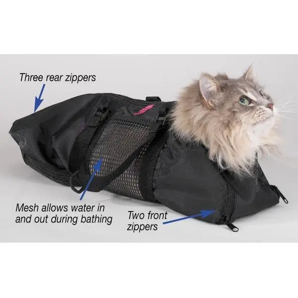 Adjustable Pu Oxford Cloth Cat Grooming Bath Bag Cats Washing Bags Portable Bathing Nail TAnti Scratch Bite Restraint Bag ZA452
Adjustable Pu Oxford Cloth Cat Grooming Bath Bag Cats Washing Bags Portable Bathing Nail TAnti Scratch Bite Restraint Bag ZA452