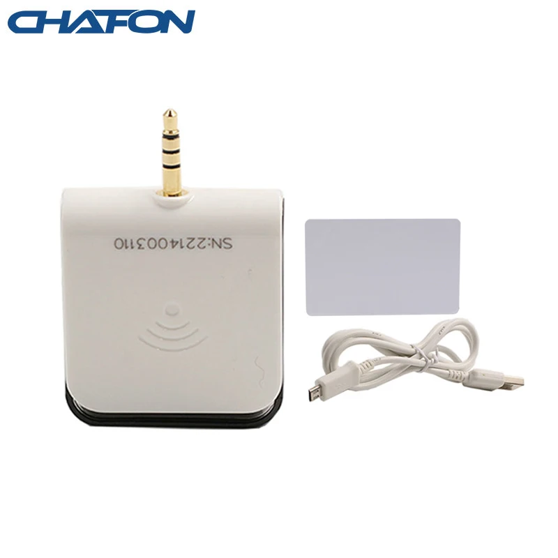 Chafon CF-H201 uhf audio mini reader writer uhf epc gen 2 iso 18000-6c protocol support IOS Android phone free SDK apk
Chafon CF-H201 uhf audio mini reader writer uhf epc gen 2 iso 18000-6c protocol support IOS Android phone free SDK apk